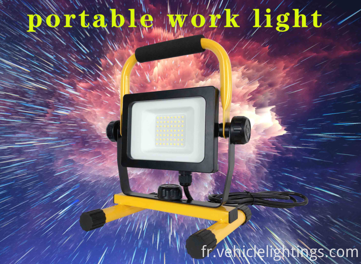 LED TRAVAIL LEAU 30W IP65 IMPRÉPERSION EXTÉRIEUR PORTABLE PLACTION PLACKET ECTIR LED TRAVAIL LED